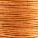 Wax cord 1.0 mm Orange metallic